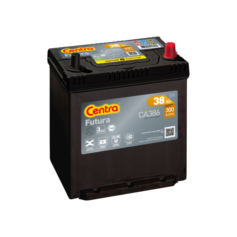 Akumulator Centra Futura 12V 38Ah 300A P+ CA386