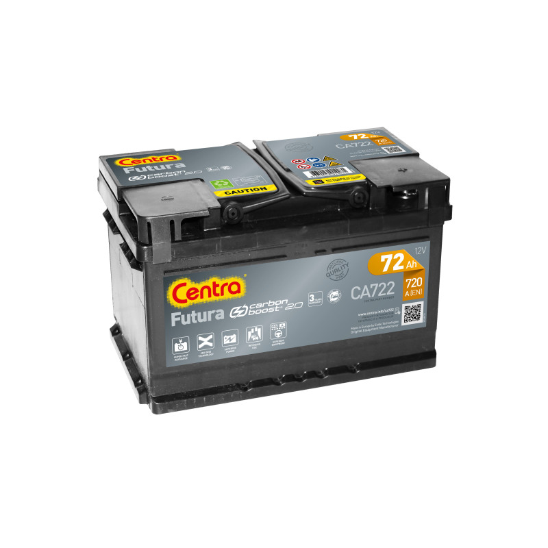 Akumulator Centra Futura 12V 72Ah 720A P+ CA722