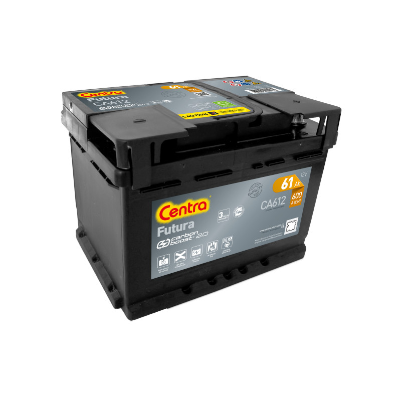 Akumulator Centra Futura 12V 61Ah 600A P+ CA612
