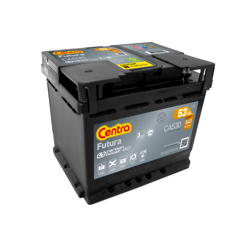 Akumulator Centra Futura 12V 53Ah 540A P+ CA530