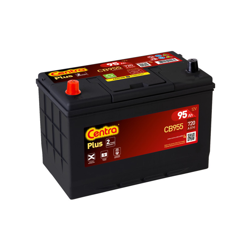 Akumulator Centra Plus 12V 95Ah 720A L+ CB955