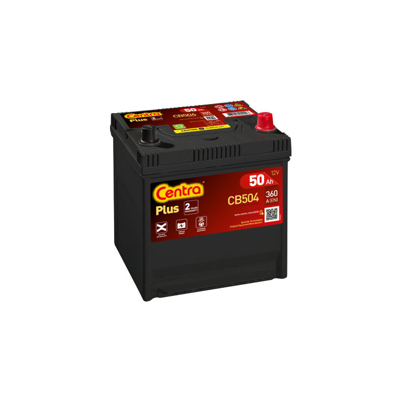 Akumulator Centra Plus 12V 50Ah 360A P+ CB504