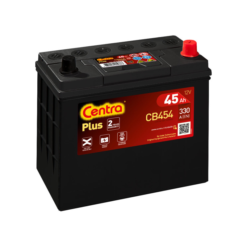 Akumulator Centra Plus 12V 45Ah 330A P+ CB454