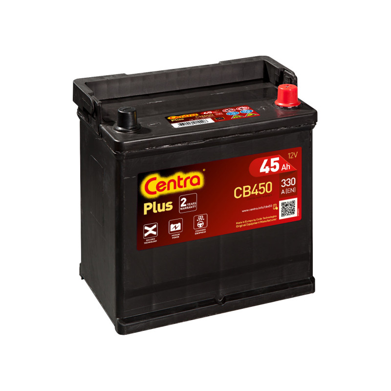 Akumulator Centra Plus 12V 45Ah 330A P+ CB450