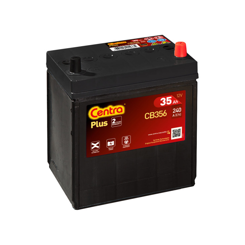 Akumulator Centra Plus 12V 35Ah 240A P+ CB356