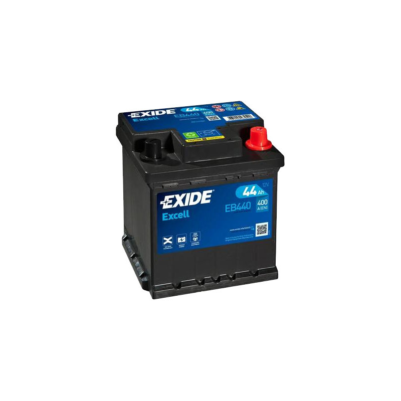 Akumulator Exide Excell 12V 44Ah 400A P+ EB440