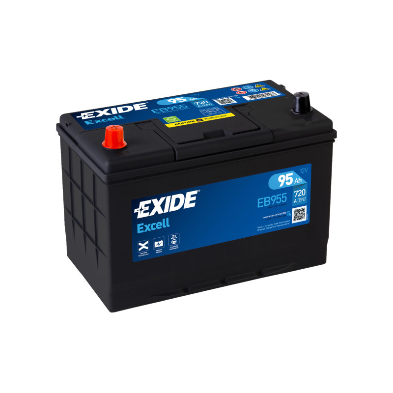 Akumulator Exide Excell 12V 95Ah 720A L+ EB955