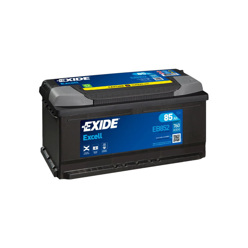 Akumulator Exide Excell 12V 85Ah 760A P+ EB852