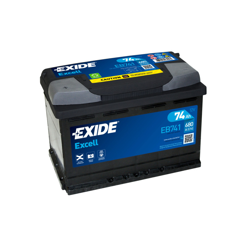Akumulator Exide Excell 12V 74Ah 680A L+ EB741