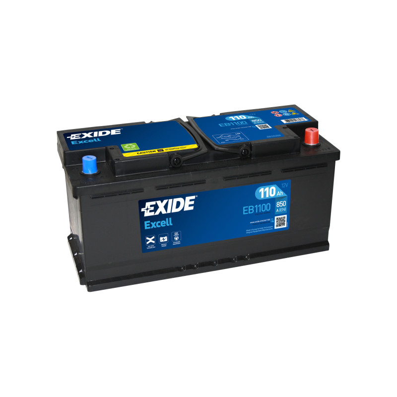 Akumulator Exide Excell 12V 110Ah 850A P+ EB1100