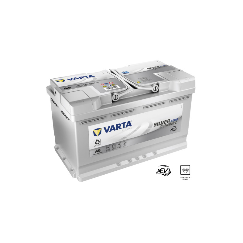 Akumulator Varta SilverD AGM 12V 80Ah 800A P+ A6
