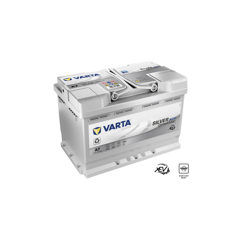 Akumulator Varta SilverD AGM 12V 70Ah 760A P+ A7