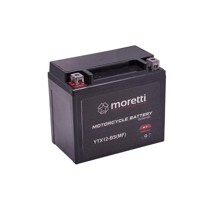 Akumulator Moretti GEL 12V 12Ah 180A L+ MTX12-BS-MF