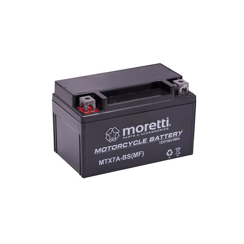 Akumulator Moretti GEL 12V 7Ah 90A L+ MTX7A-BS-MF