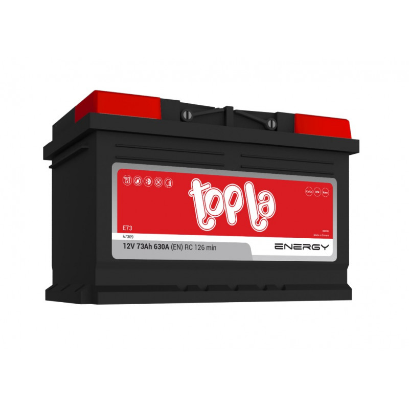 Akumulator Topla Energy 12V 73Ah 630A P+ E73