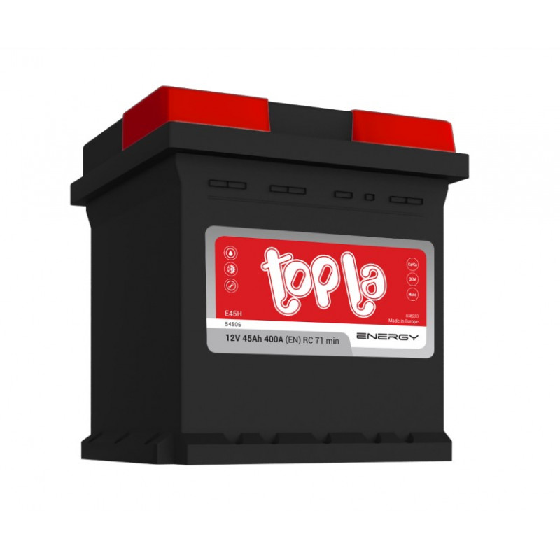 Akumulator Topla Energy 12V 45Ah 400A P+ E45H