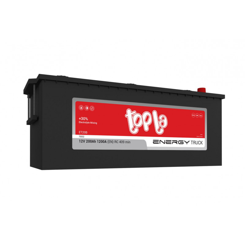 Akumulator Topla Energy Truck 12V 200Ah 1200A L+ ET20B