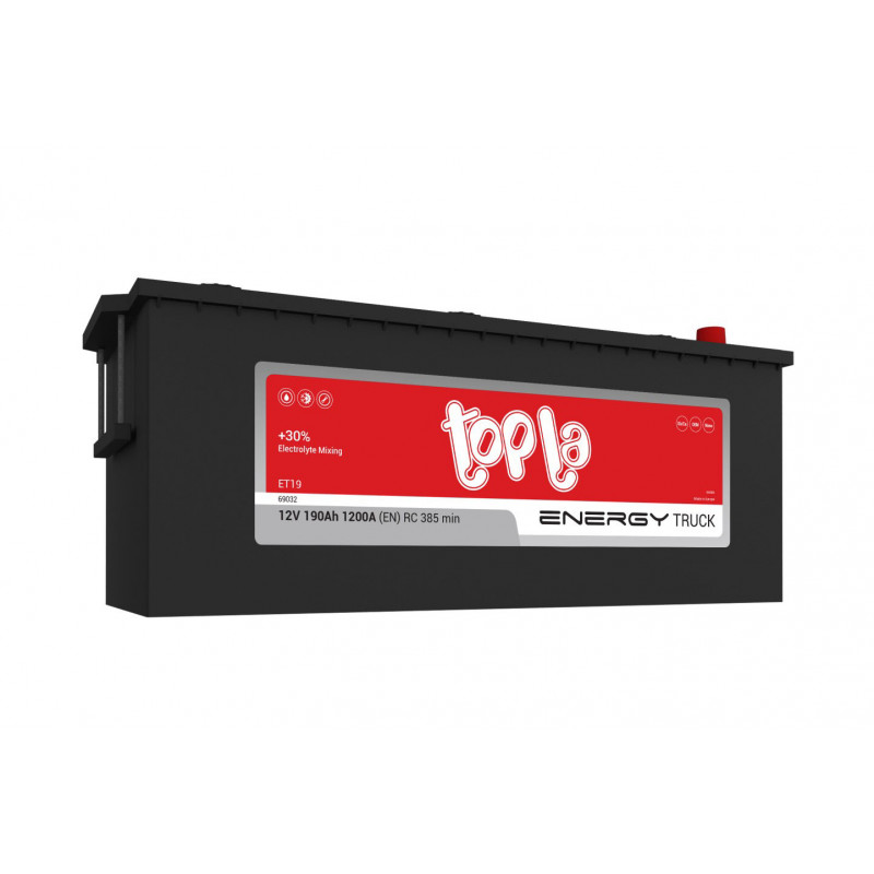 Akumulator Topla Energy Truck 12V 190Ah 1200A L+ ET19
